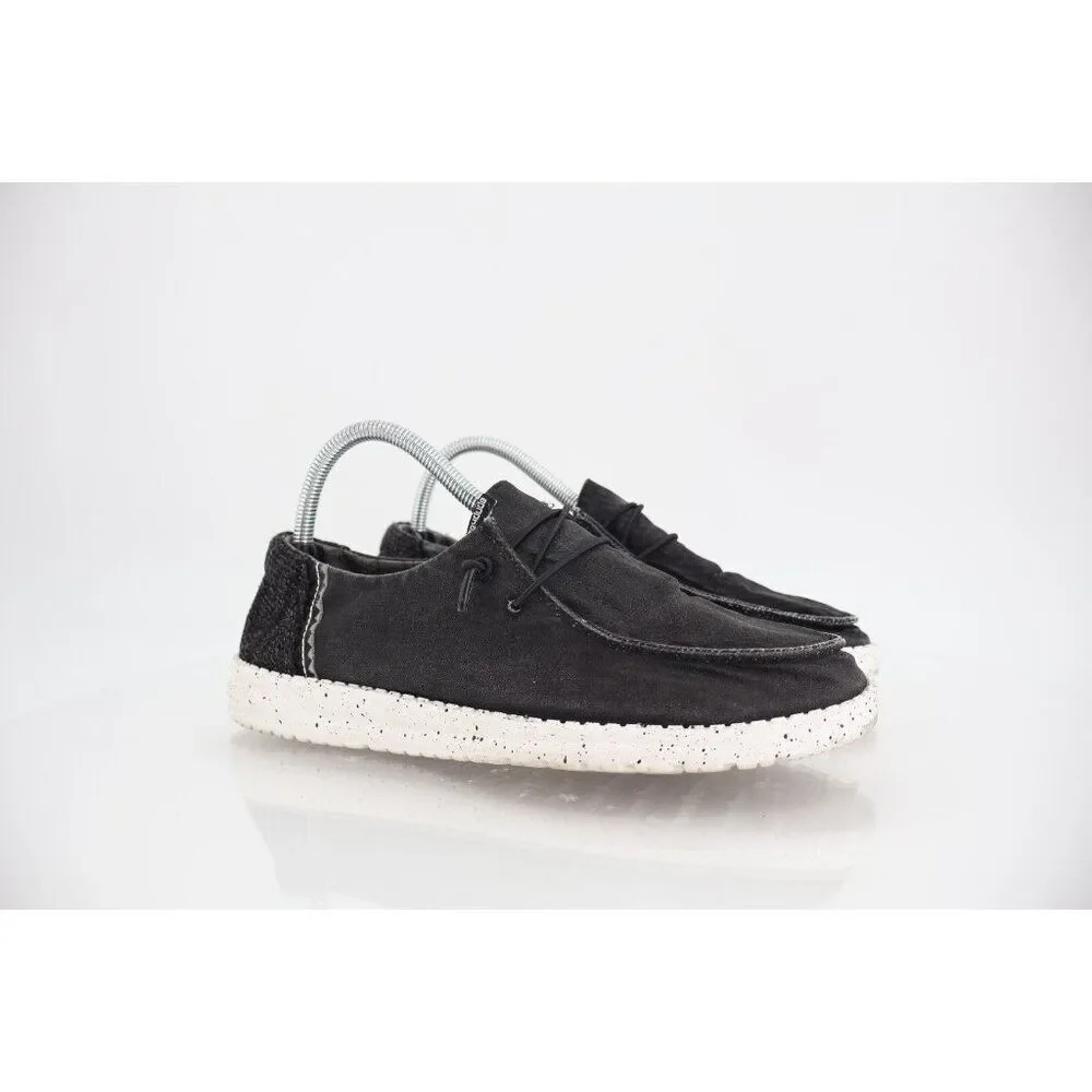 Hey Dude Wendy Size 9 Women’s Slip On Shoes Comfy Stretch Black London